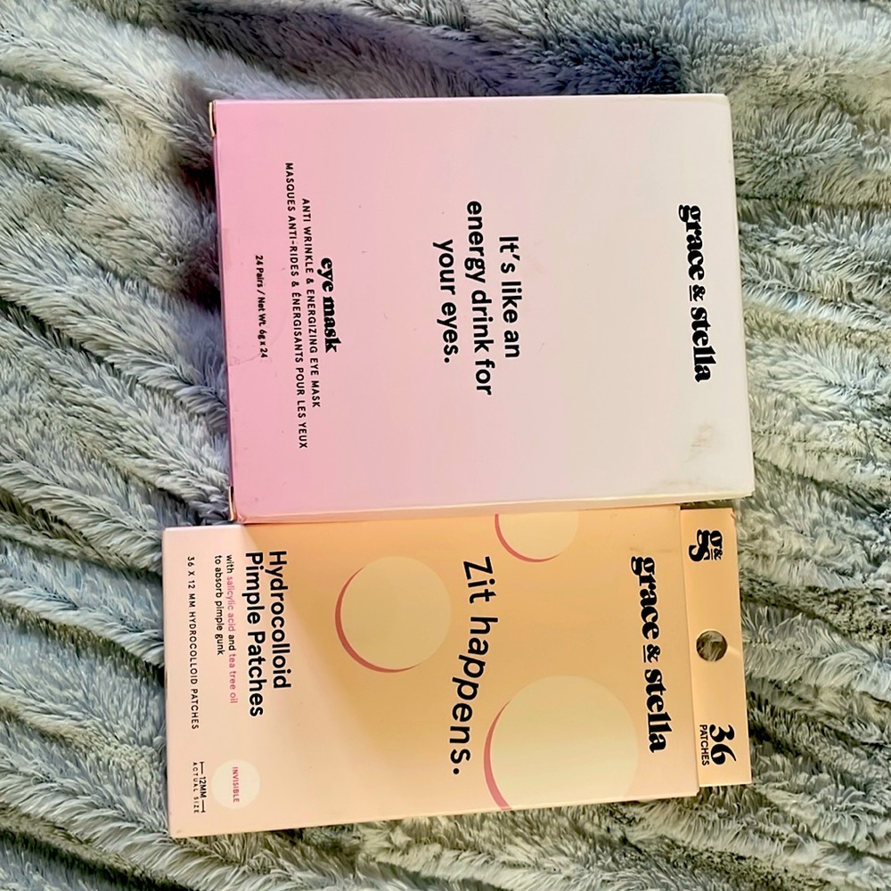 Grace & Stella Bundle!  Eye Patches & Pimple Patches!  NIB!